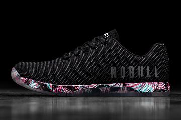 Women's Nobull Midnight Palm Trainers Black | SG N3063W